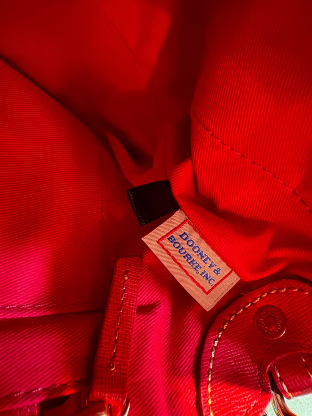Dooney & Bourke Coated Cotton Ruby Crossbody Bag. - Picture 8 of 9